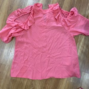 Pink Lily cold shoulder top
